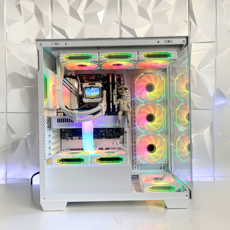 🔥SALE🔥 Frost Fusion II PC – RTX 5060 White - R7–7800X3D - 32GB DDR5 - 1TB