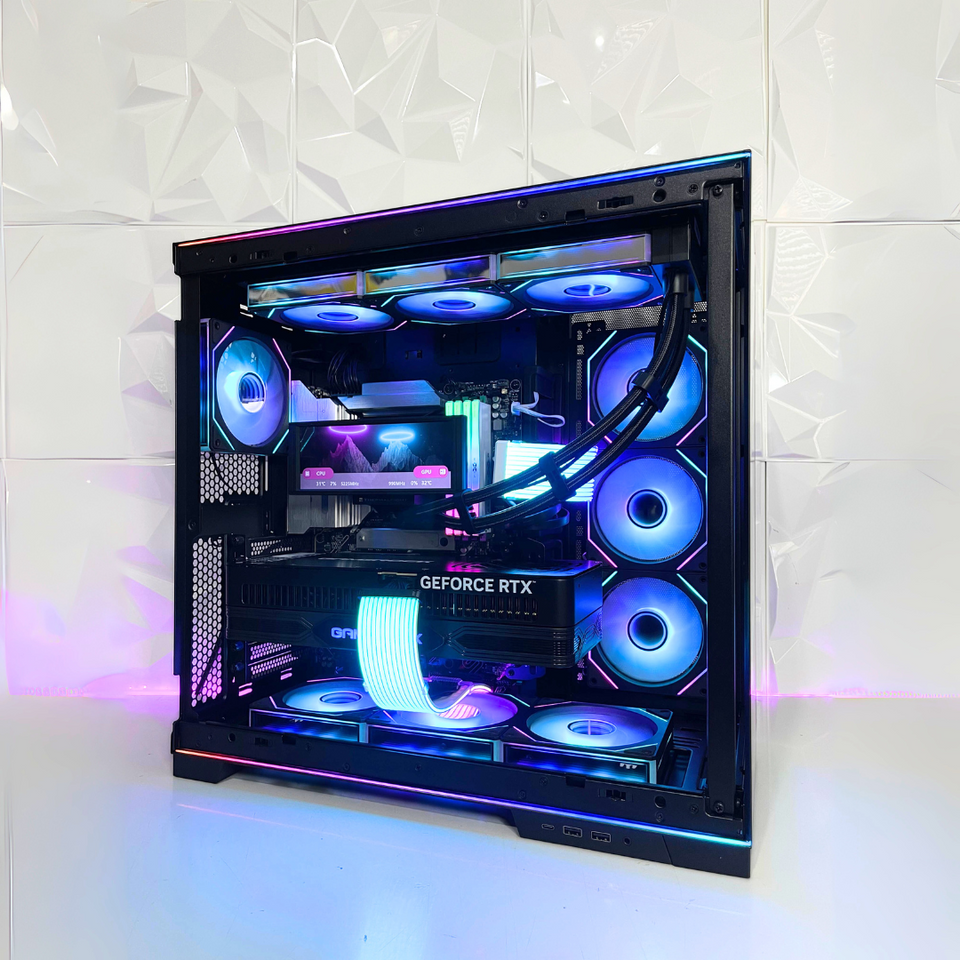 Lian Li EVO RGB X ONYX PC - RTX 5090 - RYZEN 7800X3D/9950X3D & INTEL ULTRA