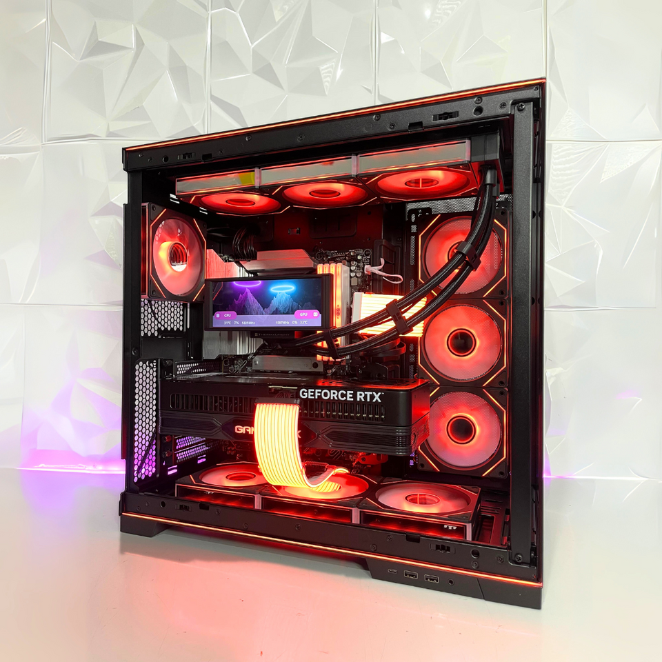 Lian Li EVO RGB X ONYX PC - RTX 5090 - RYZEN 7800X3D/9950X3D & INTEL ULTRA