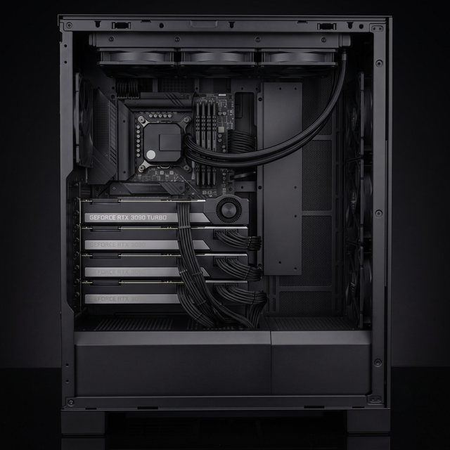 GREAT WALL AI ULTRA PC - 4 x RTX 3090 96GB - 256GB RAM - AMD EPYC 48-CORE CPU