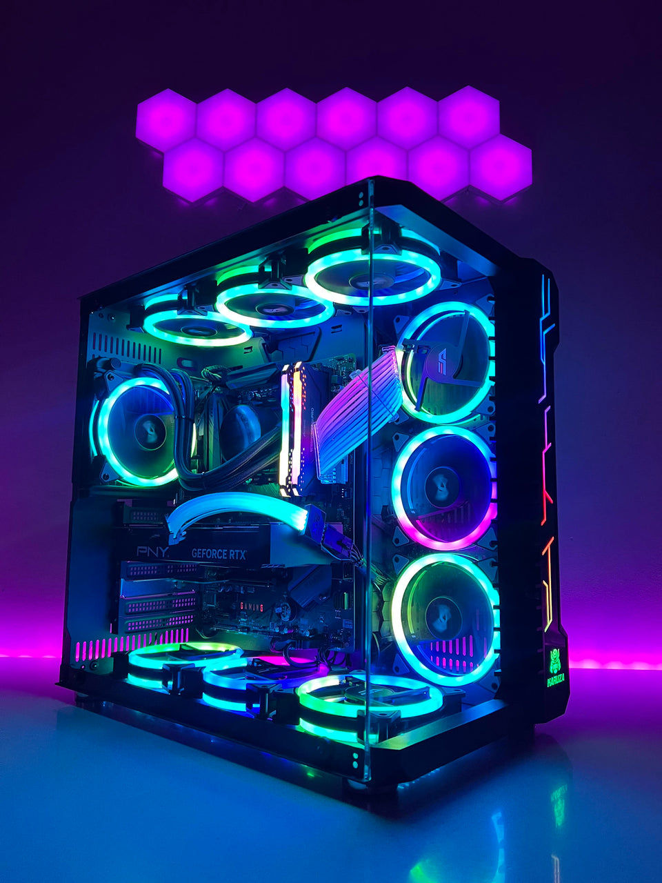 K-ZURA LV 1 - GAMING & WORK PC - RTX 5060 - 5060 Ti - RX 9060 XT - 5070 PC