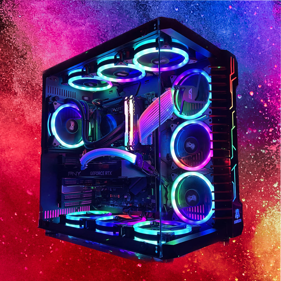 K-ZURA LV 1 - GAMING & WORK PC - RTX 5060 - 5060 Ti - RX 9060 XT - 5070 PC