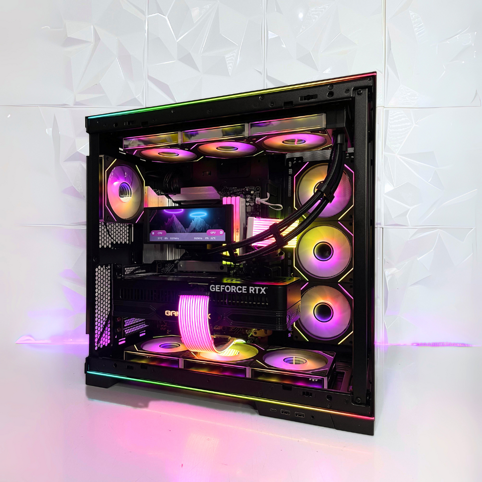 Lian Li EVO RGB X ONYX PC - RTX 5090 - RYZEN 7800X3D/9950X3D & INTEL ULTRA