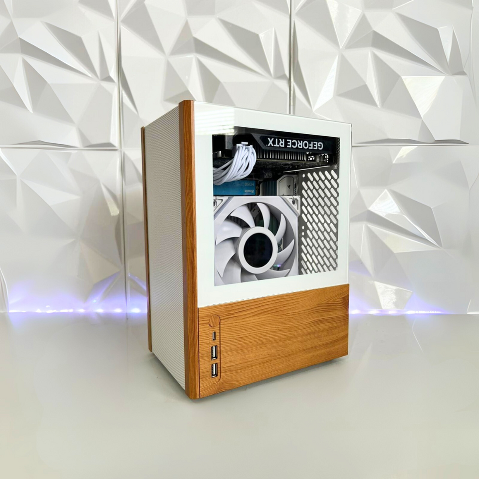 🎄XMAS SALE🎄RIDER x SNOW ITX PC - RYZEN 7-7800X3D - RTX 5060 - 32GB DDR5 - 1TB SSD