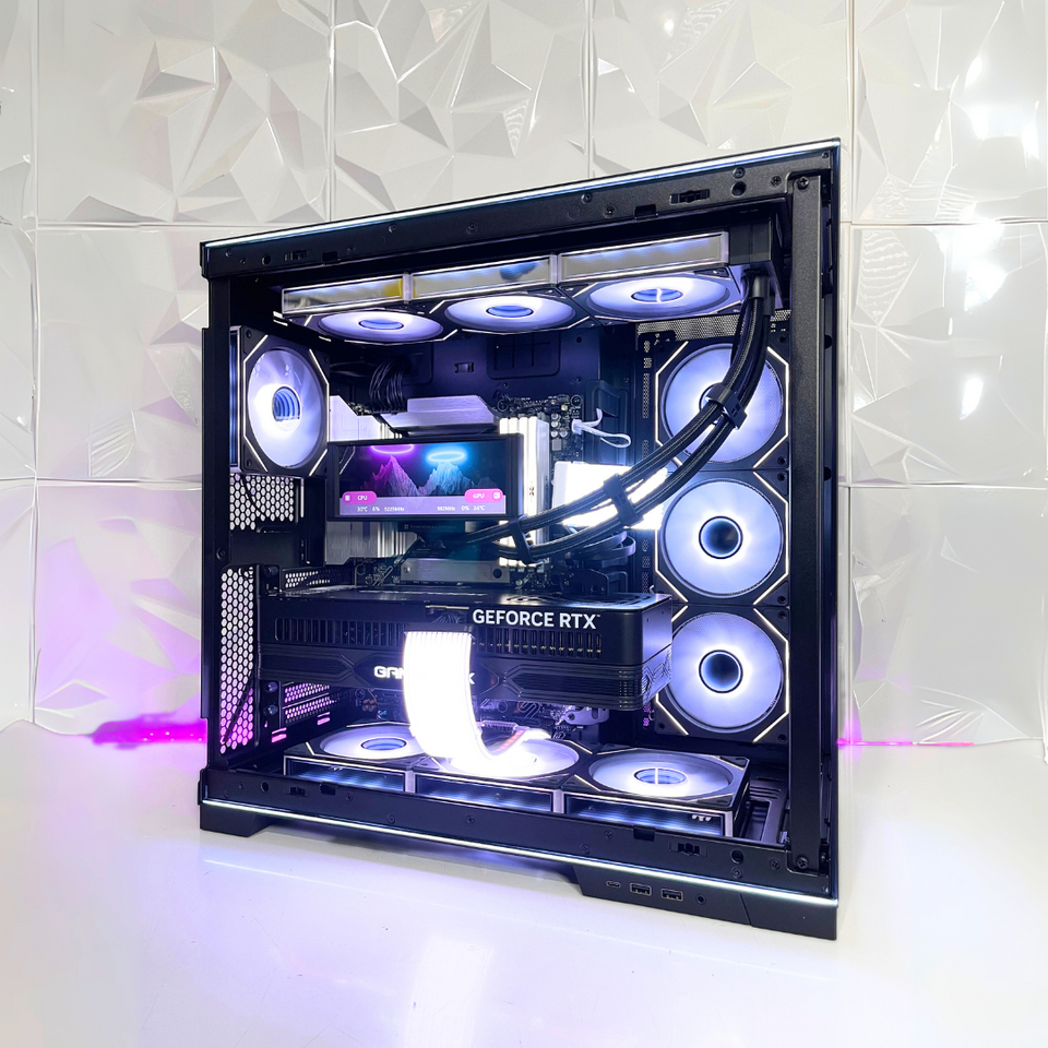 Lian Li EVO RGB X ONYX PC - RTX 5090 - RYZEN 7800X3D/9950X3D & INTEL ULTRA