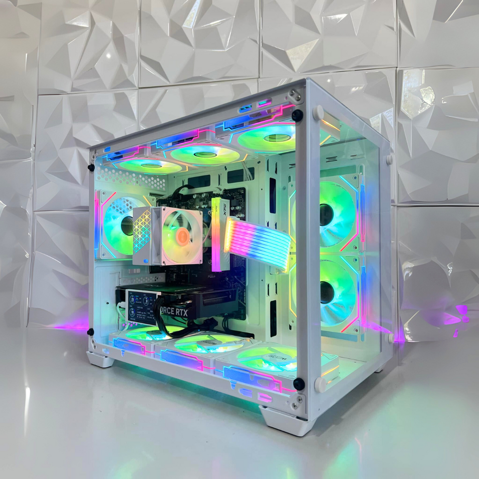 ❄️WINTER SALE❄️ ETHEREAL SNOW - RTX 5060 - 5060 Ti - RX 9060 XT - 5070 PC