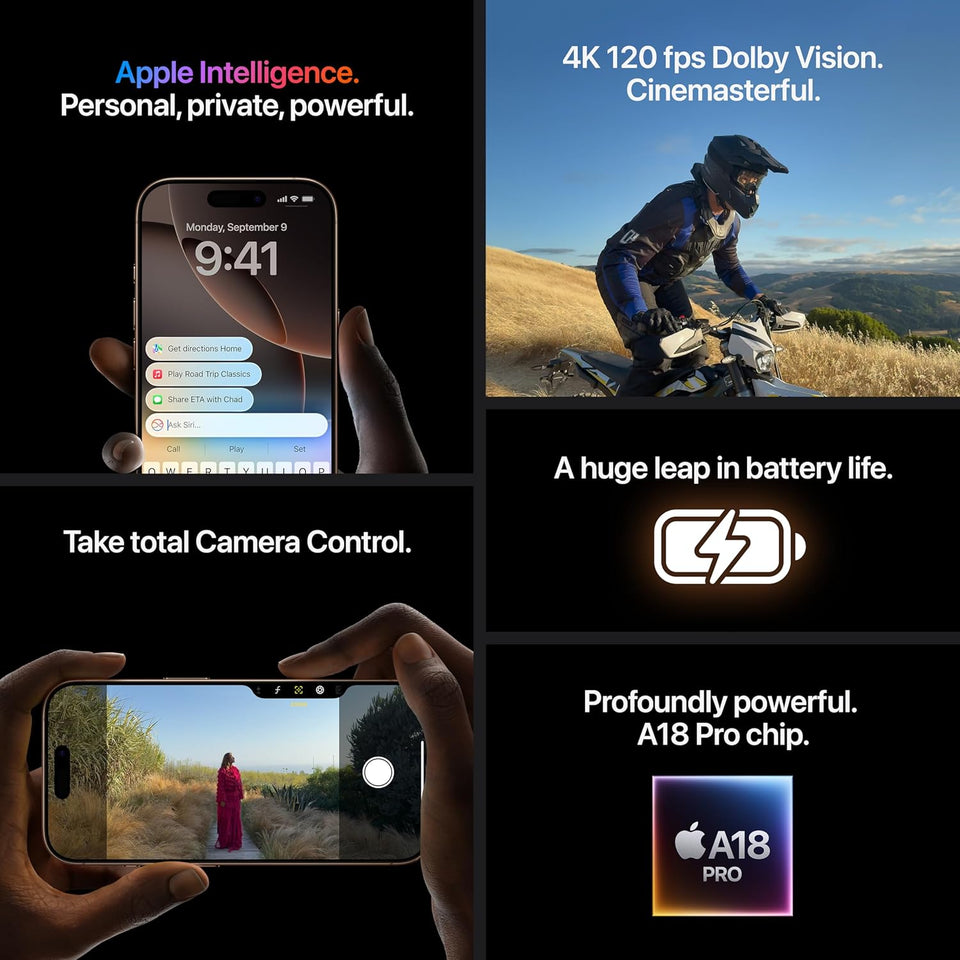 Apple iPhone 16 Pro Max 1TB β Unlocked | Free Accessories | 2-Year WTY