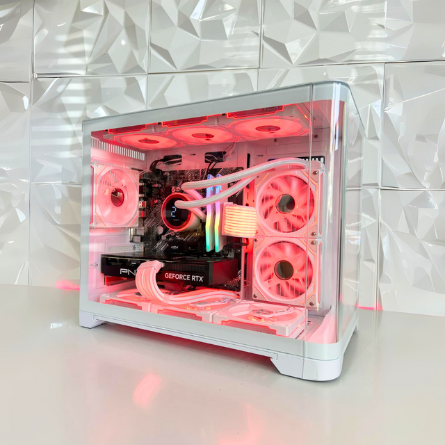 HYPE SNOW PC - RTX 5080 - R7-7800X3D - R9-9950X3D - Intel Ultra