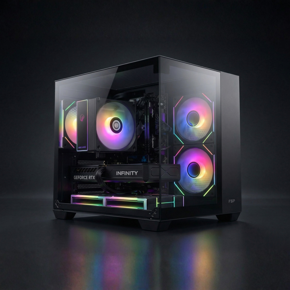 🔥EOFY SALE🔥TOPAZ ONYX PC - R7-5700X - RTX 5060|RX 9060XT 16GB - 32GB RAM - 1TB SSD