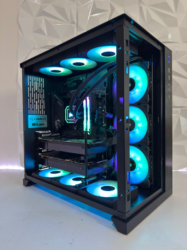 LIAN LI AI AGENT PC - RYZEN 9-5900X - DUAL RTX 3090 48GB - 64/128GB RAM - 1TB SSD