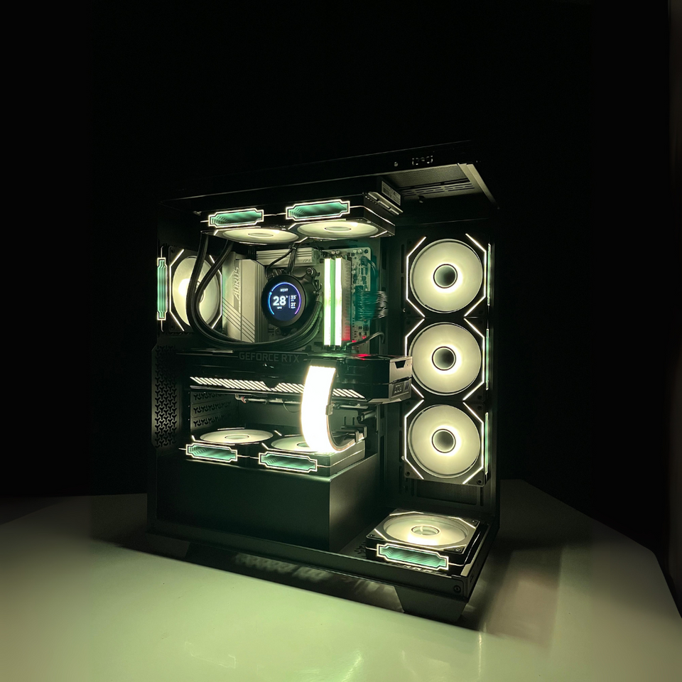 🔥SALE🔥Dark Fusion PC – RTX 5070/5070 Ti - R5-7500F – 7800X3D - 9800X3D