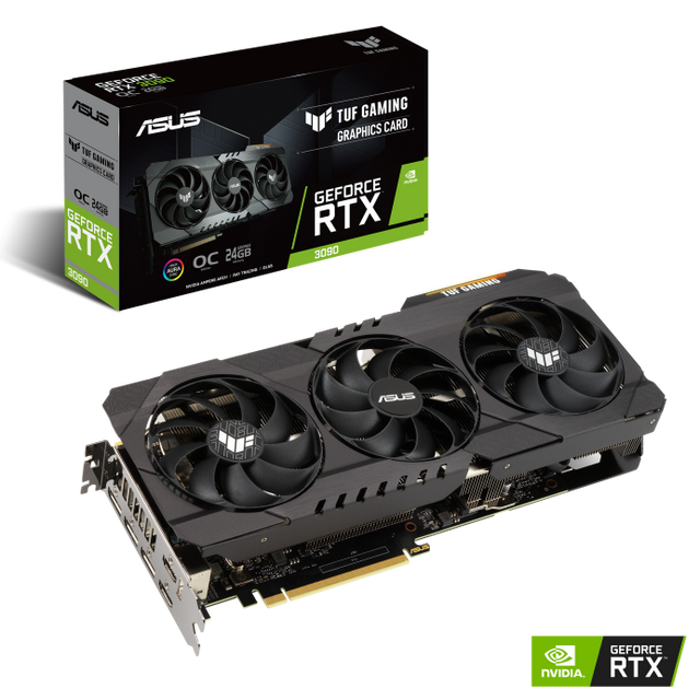 ASUS Nvidia TUF RTX 3090 Gaming 24GB G6X GPU | 12M WTY