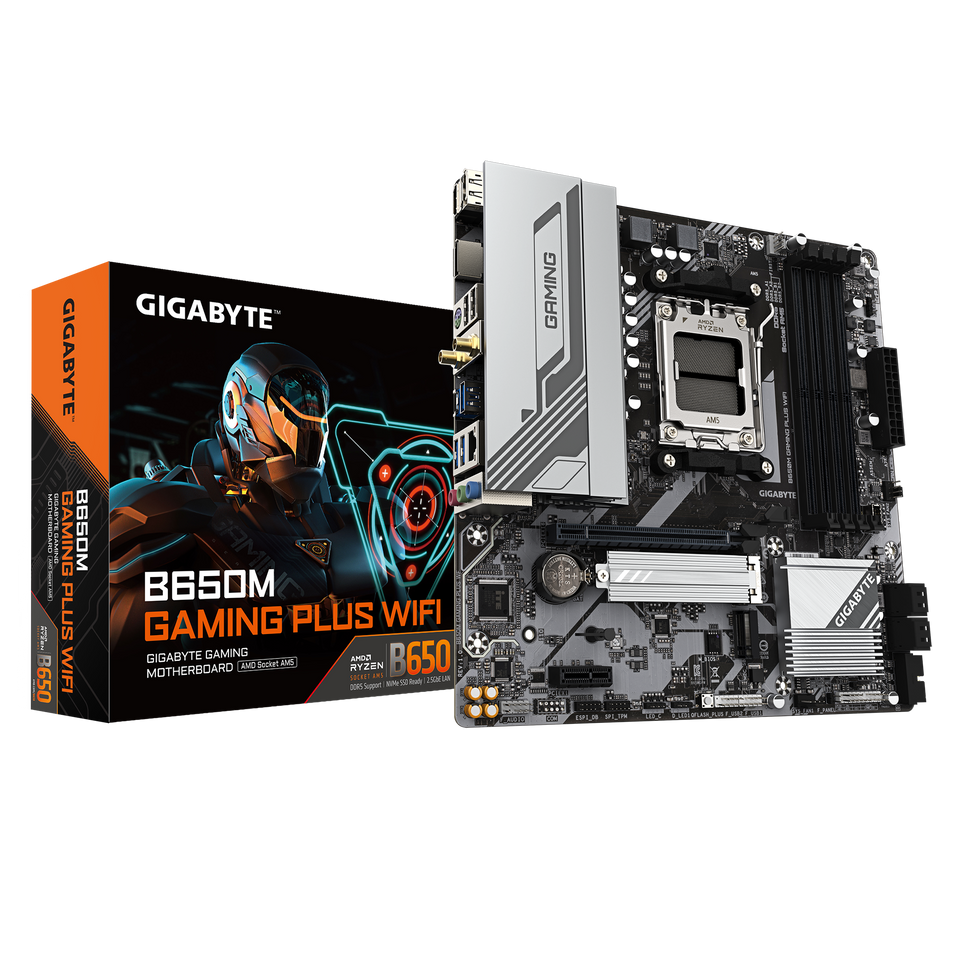 🔥BLACK FRIDAY🔥Gigabyte B650M Gaming Plus WiFi Motherboard – 3-Year Warranty