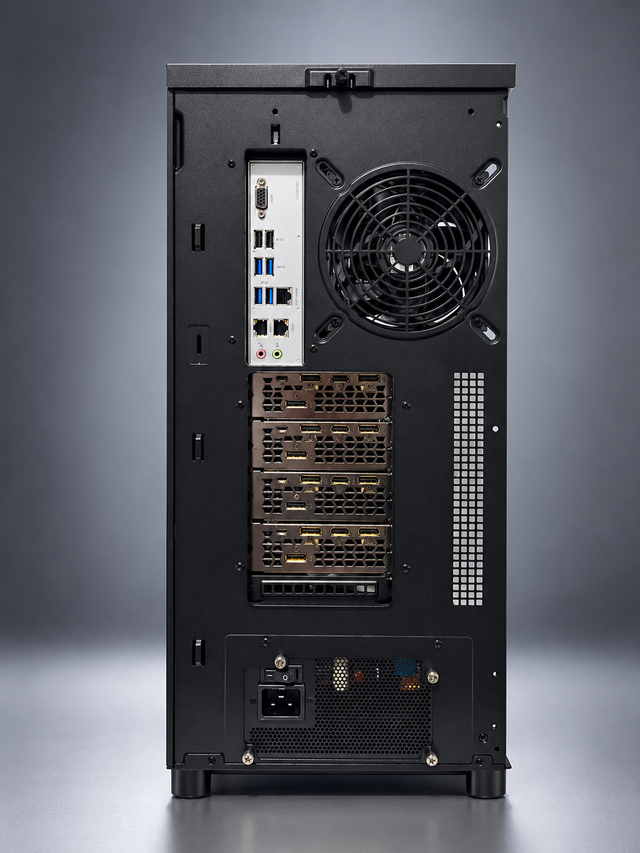(READY-2-SHIP) GREAT WALL AI MAX PC | 4 x RTX 2080 Ti 88GB - 3090 96GB | 128GB RAM | EPYC CPU