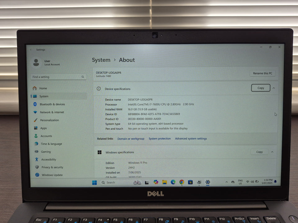 š„BLACK FRIDAYš„Dell Latitude 7480 - i7-7600U - 16GB RAM - 256GB SATA SSD - FHD