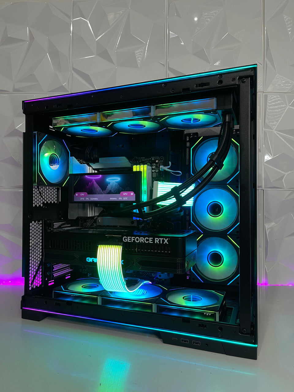 Lian Li EVO RGB X ONYX PC - RTX 5090 - RYZEN 7800X3D/9950X3D & INTEL ULTRA