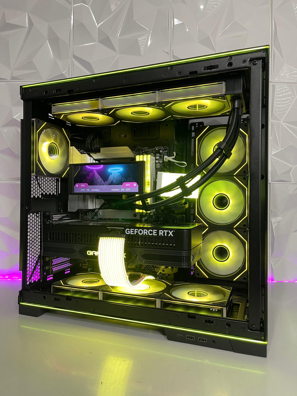 Lian Li EVO RGB X ONYX PC - RTX 5090 - RYZEN 7800X3D/9950X3D & INTEL ULTRA