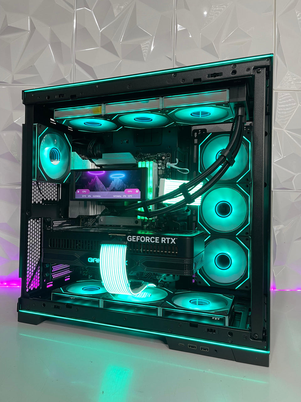 Lian Li EVO RGB X ONYX PC - RTX 5090 - RYZEN 7800X3D/9950X3D & INTEL ULTRA