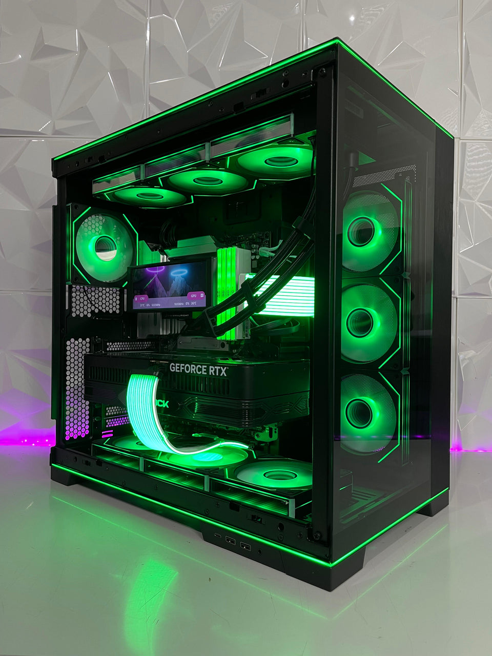 Lian Li EVO RGB X ONYX PC - RTX 5090 - RYZEN 7800X3D/9950X3D & INTEL ULTRA