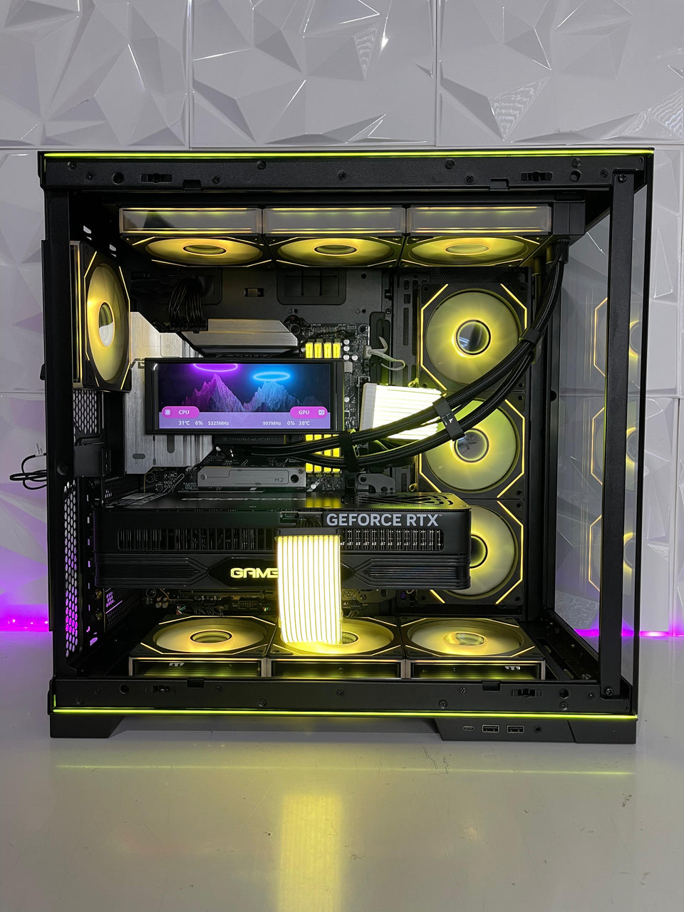 Lian Li EVO RGB X ONYX PC - RTX 5090 - RYZEN 7800X3D/9950X3D & INTEL ULTRA