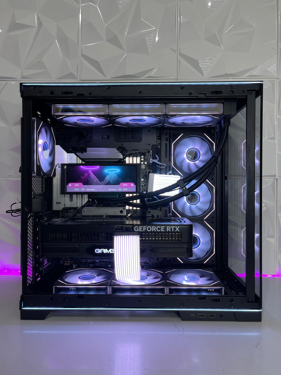 Lian Li EVO RGB X ONYX PC - RTX 5090 - RYZEN 7800X3D/9950X3D & INTEL ULTRA