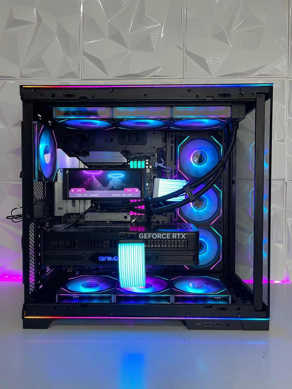 Lian Li EVO RGB X ONYX PC - RTX 5090 - RYZEN 7800X3D/9950X3D & INTEL ULTRA