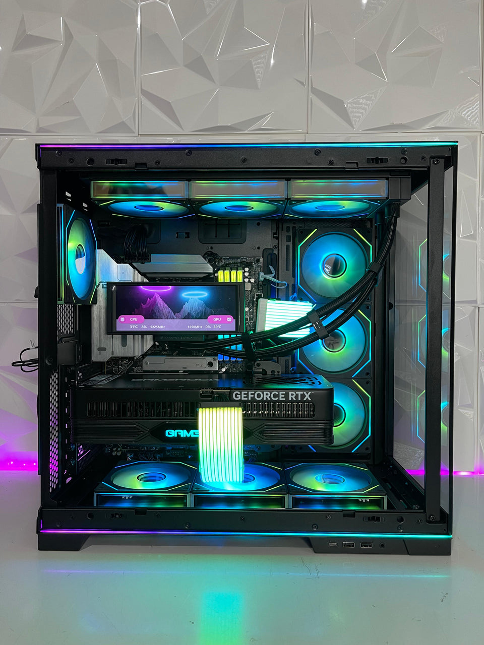 Lian Li EVO RGB X ONYX PC - RTX 5090 - RYZEN 7800X3D/9950X3D & INTEL ULTRA