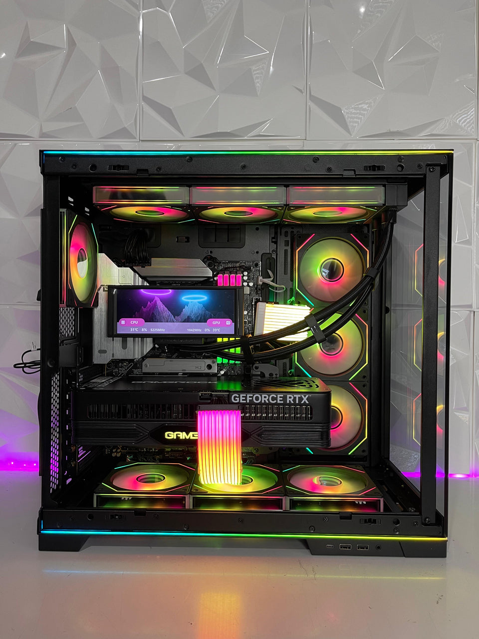 Lian Li EVO RGB X ONYX PC - RTX 5090 - RYZEN 7800X3D/9950X3D & INTEL ULTRA