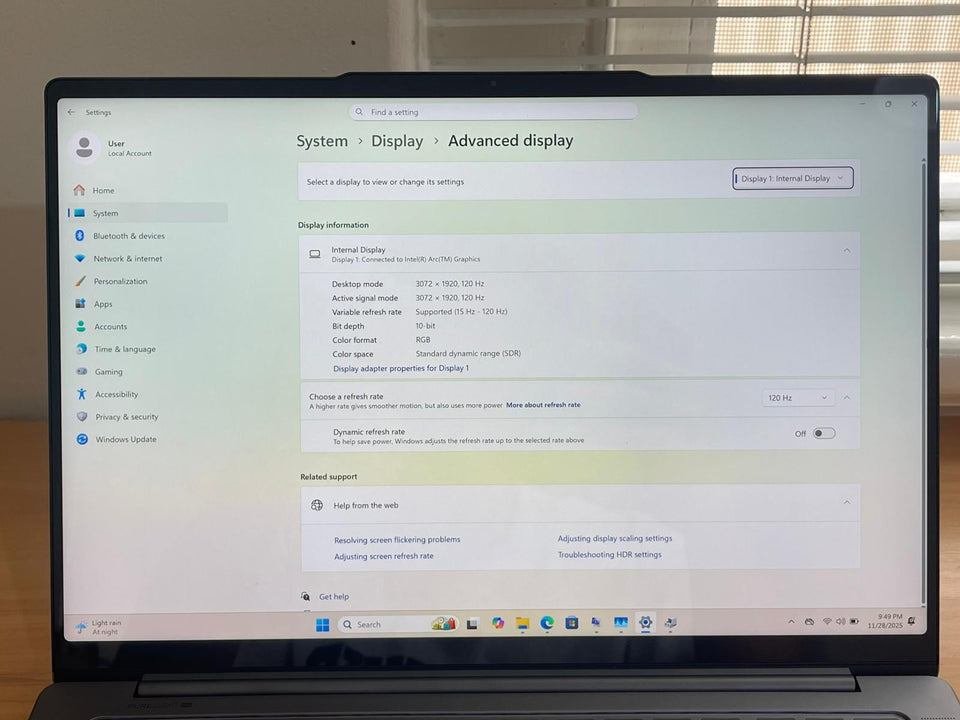 Lenovo Yoga Pro 7i - Intel Core Ultra 7 155H - 32GB RAM - 500GB SSD - 3K 120Hz IPS Touchscreen