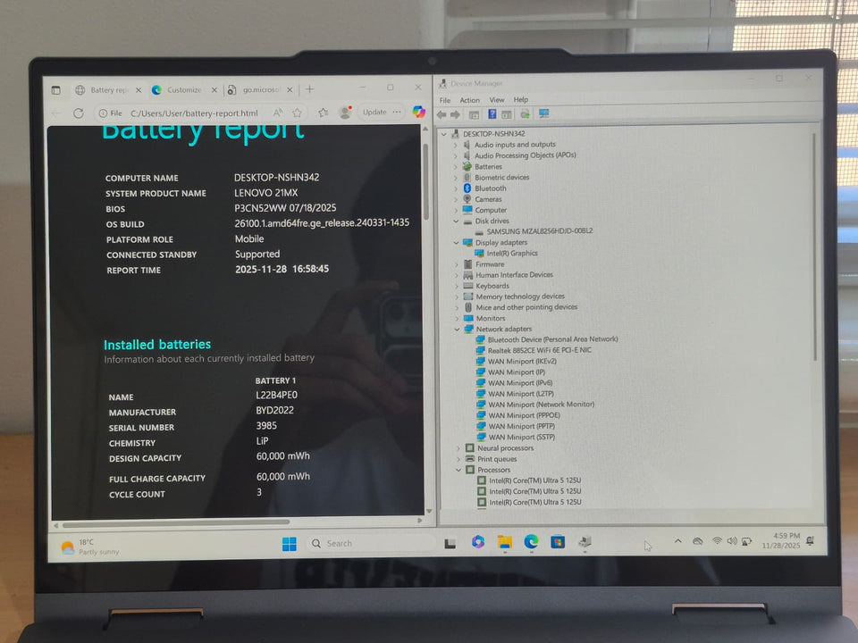 Lenovo Thinkbook 14 2-in-1 - Intel Core Ultra 5 125U - 16GB DDR5 - 256GB SSD - 14.0" FHD IPS Touchscreen