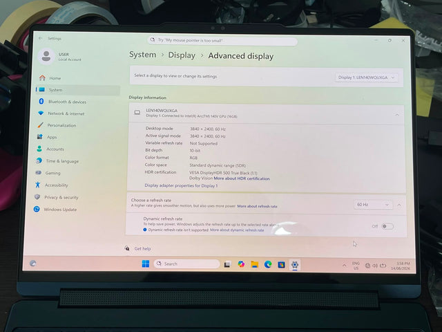 (ETA 16/09) Lenovo Yoga 9i 14' Aura - Ultra 7 258V - 32GB RAM - 1TB SSD - 4K OLED - 1Y WTY