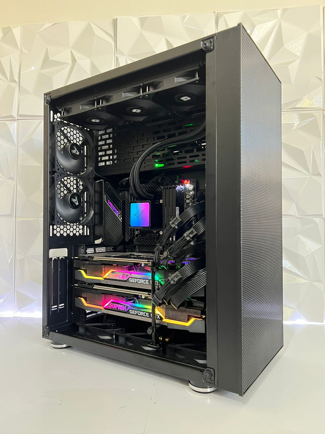 CHINOOK AI AGENT PC - Intel i9 - 2 x RTX 3090 48GB - 64GB RAM - 2TB SSD - 1500W