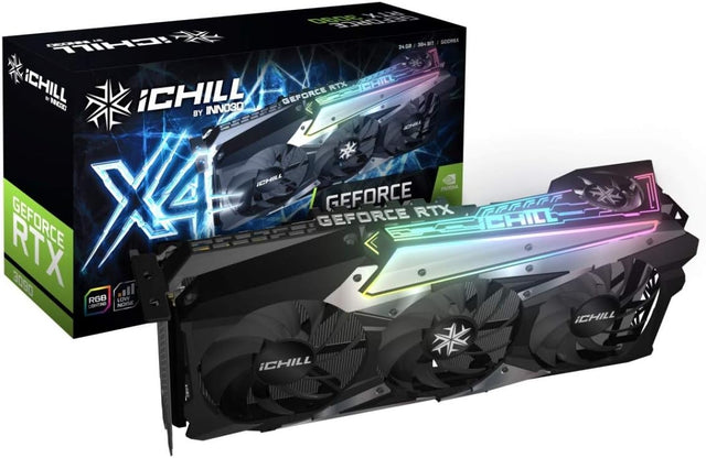 INNO3D GEFORCE RTX 3090 ICHILL X4 24GB GDDR6X Graphics Card | 12-Month Warranty