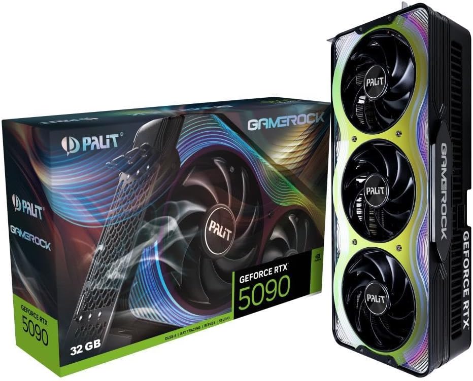 🔥HOT SALE🔥Palit RTX 5090 GameRock 32GB G7 Graphics Card - 3 YEARRS WTY