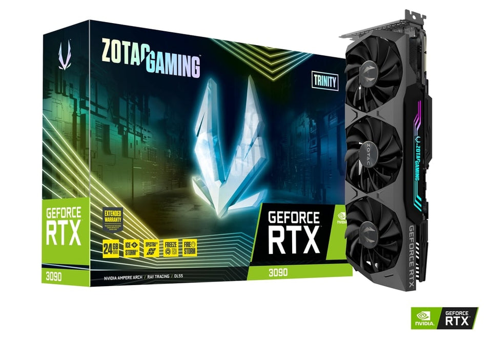 (In Stock) ZOTAC RTX 3090 TRINITY 24GB G6X GPU | 6-Month Warranty