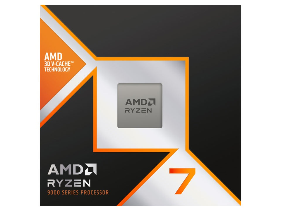 AMD Ryzen 7 9800X3D - 8 Cores 16 Threads 5.20GHz 104MB Cache AM5 Processor - TRAY OEM NO BOX