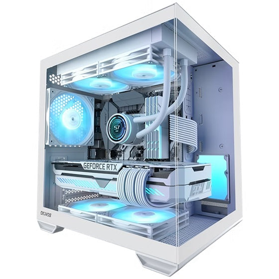 🔥SALE🔥OKINOS SNOW PC - RTX 5060 8GB - RYZEN 5-5500 - 16GB - 500GB SSD