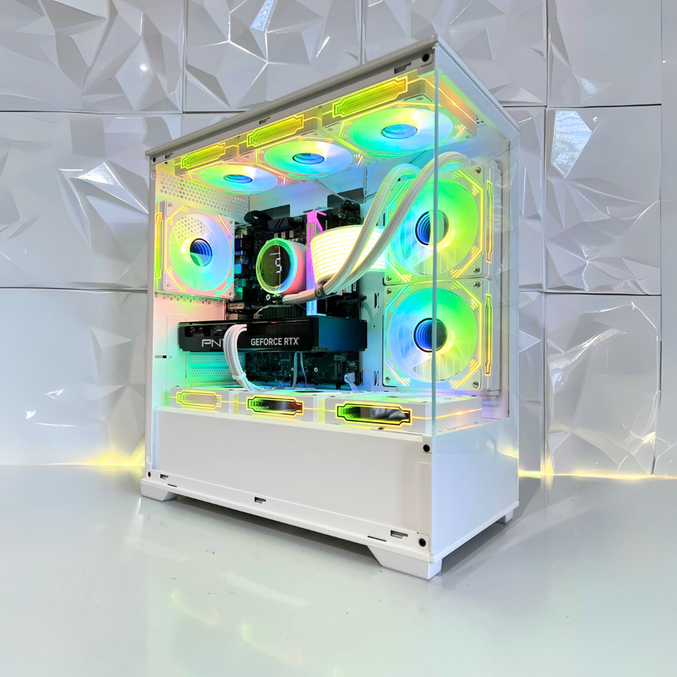 ☀️SUMMER SALE☀️X SNOW XL PC - RTX 5070/5070 Ti - R5-7500F – 7700 - 9800X3D