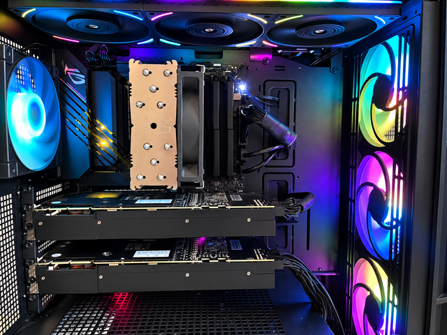 (READY-2-SHIP) DEEPCOOL AI PRO PC - 2 x RTX 3080 40GB G6X - RYZEN 7-5800X - 64/128GB RAM - 2TB SSD