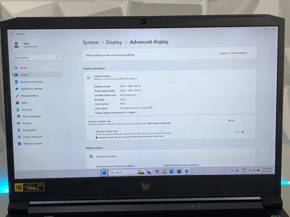 š„BLACK FRIDAYš„Acer Predator Triton Laptop - i9-11900H - RTX 3060 - 32GB RAM - 512GB SSD - 144Hz