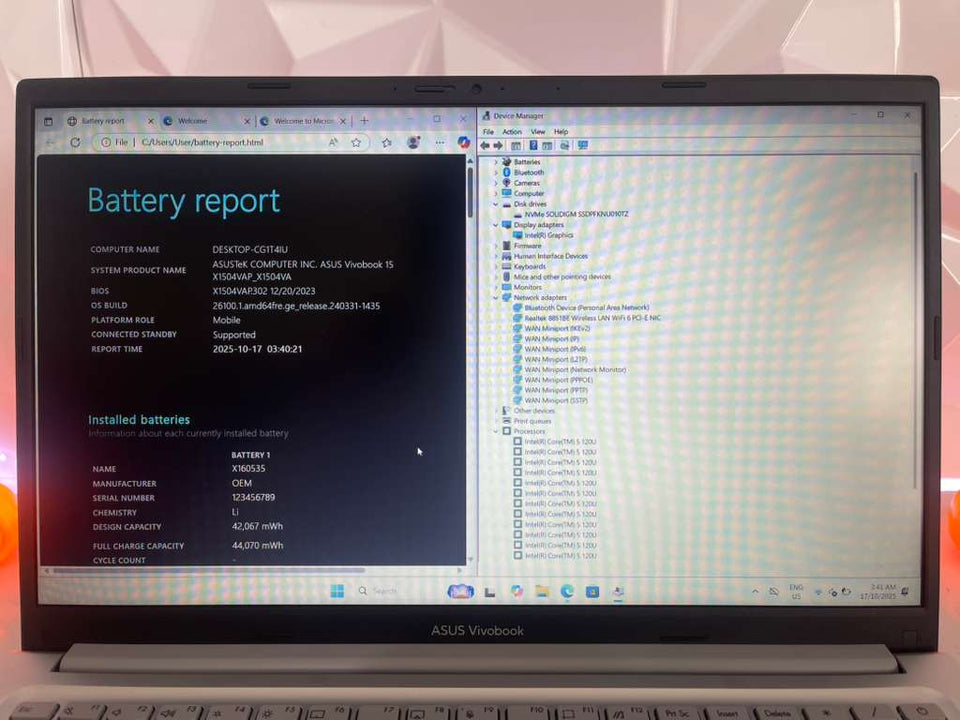 š„BLACK FRIDAYš„Asus Vivobook - Ultra 5 - 16GB RAM - 512GB SSD - FHD IPS - 100% Bat