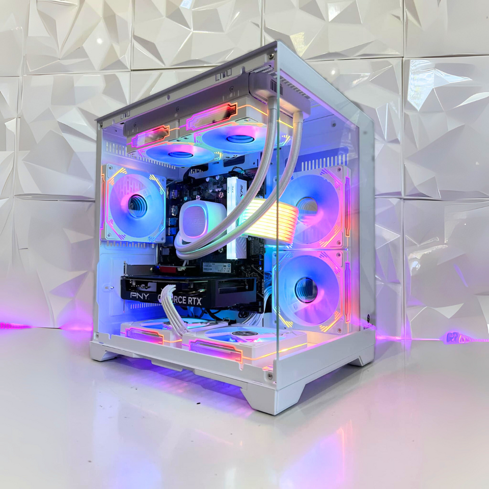 🔥SALE🔥TOPAZ SNOW II PC - RTX 5060 - R7-7800X3D - 32GB DDR5 - 1TB
