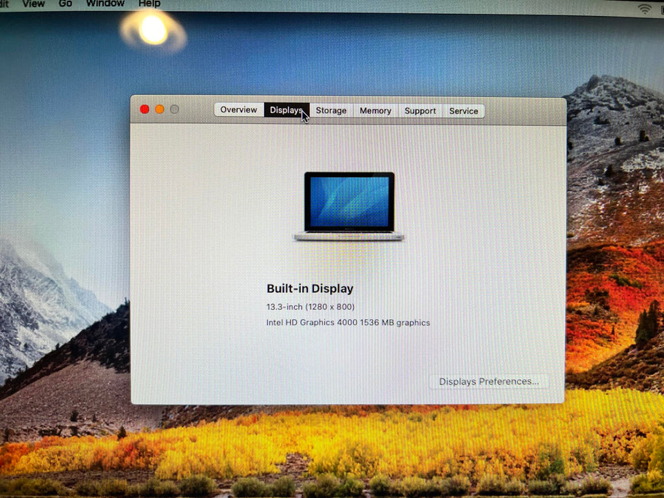 (FREE SHIP) Macbook Pro 13 2012 - Intel i7 - 8GB RAM - 120GB SSD - MacOS Catalina