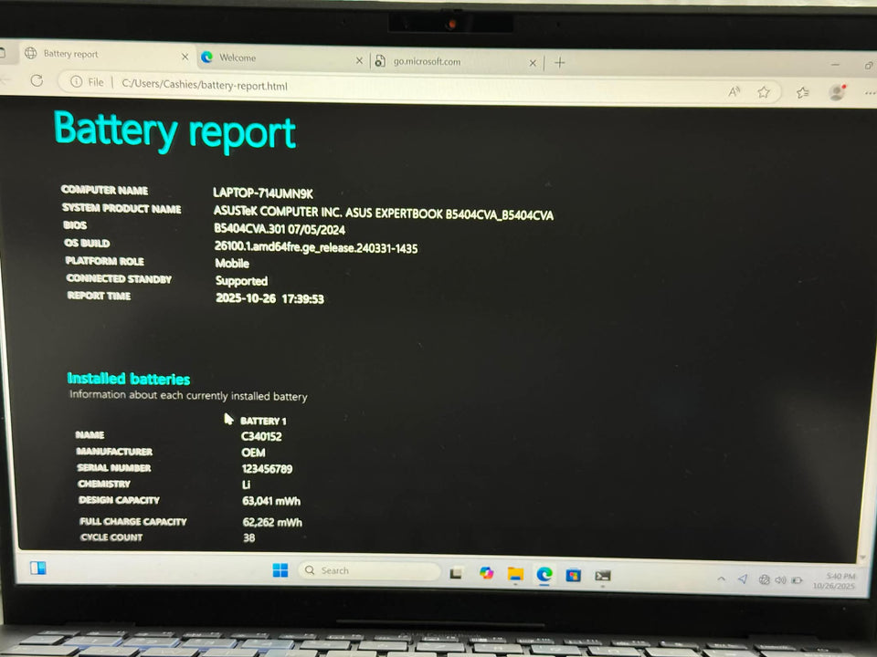 🔥BLACK FRIDAY🔥Asus ExpertBook - Ultra 7 150U - 16GB DDR5 - 512GB SSD - FHD IPS+