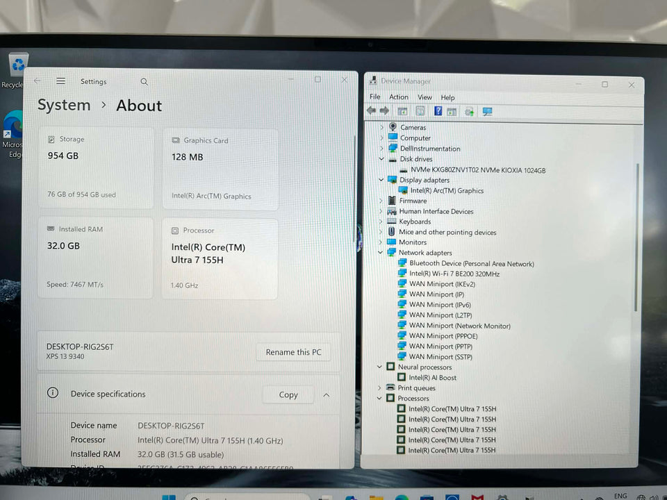 (RRP $2799) Dell XPS 13 9430 Laptop - Ultra 7-155H - 32GB RAM - 1TB SSD - FHD+ 120Hz