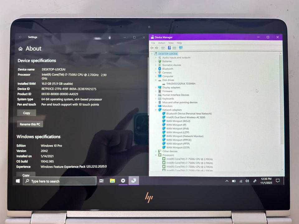 š„BLACK FRIDAYš„HP Spectre x360 - Intel i7-7500U - 16GB RAM - 512GB SSD - FHD IPS