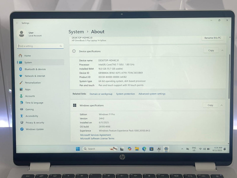 š„BLACK FRIDAYš„HP Omnibook 5 Flip 14 - Ultra 7 150U - 16GB DDR5 - 512GB SSD - FHD+