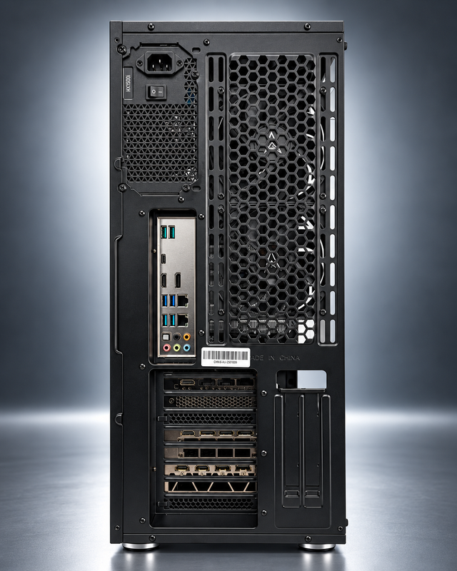 CHINOOK AI MAX PC - Upto 3 x RTX 3090s 72GB VRAM - 64/128GB RAM - RYZEN 7/9 - 1TB SSD