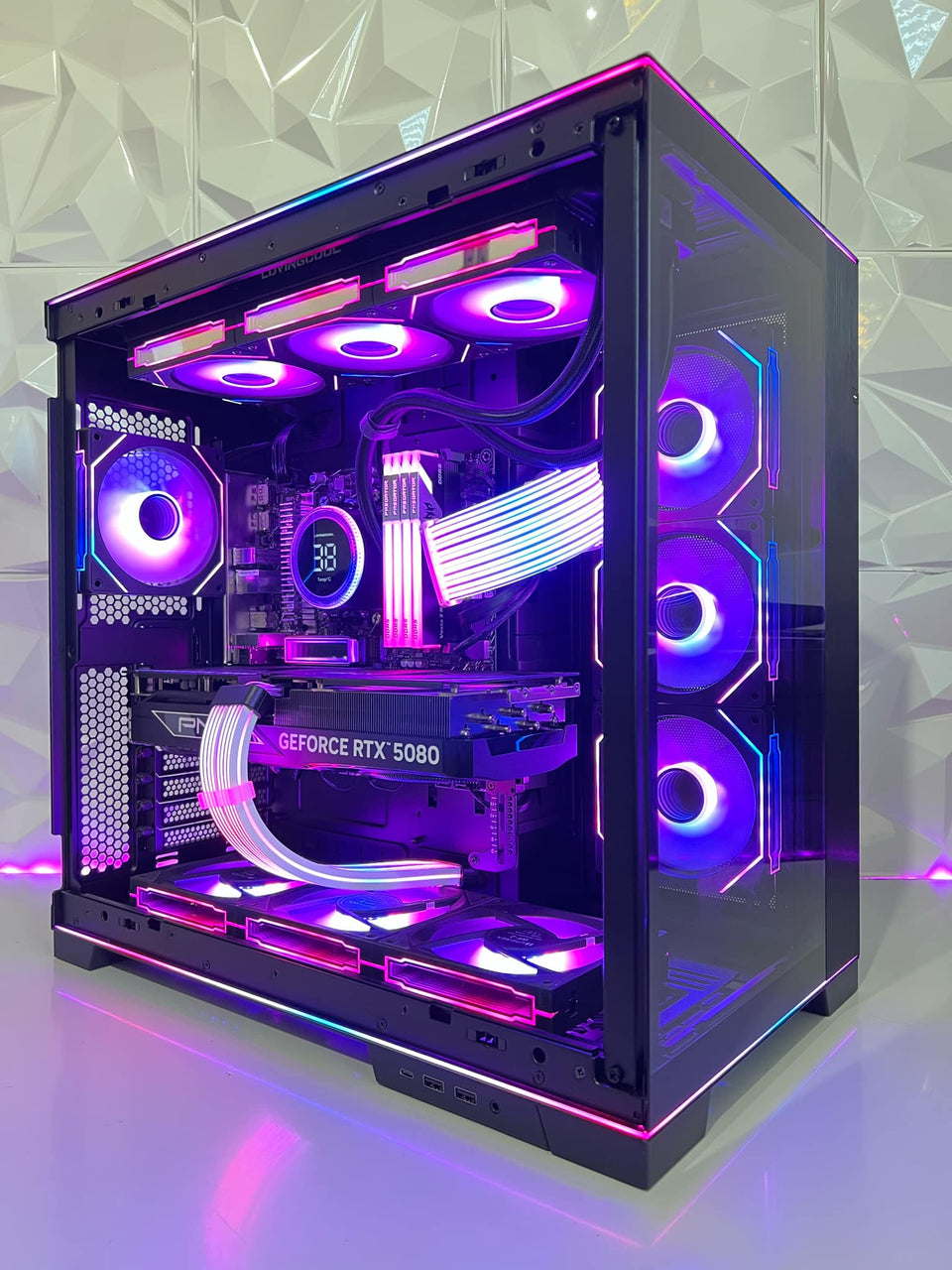 π Lian Li EVO RGB ONYX PC | RTX 5070/5070 Ti - R5-7500F β 9800X3D - 9950X3Dπ