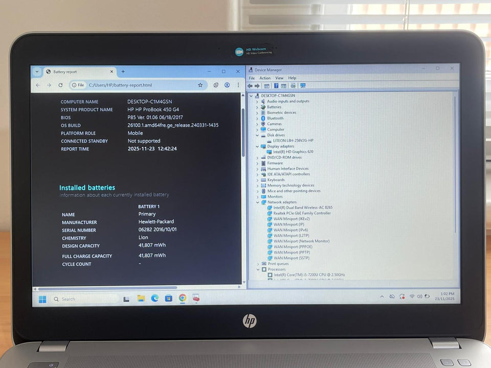 š„BLACK FRIDAYš„HP ProBook 450 G4 - i5-7200U - 16GB RAM - 256GB SSD